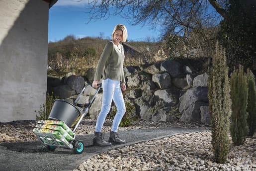 wolfcraft GmbH TS 850, Aluminium, Håndtruck, Aluminium, Sort, 100 kg, 2 hjul, 18 cm