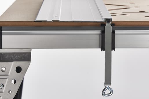 wolfcraft GmbH 6897000, Ohjainkiskon liitin, Wolfcraft FKS 145, MASTER cut 2600, MASTER work 1600, Alumiini, Musta, Eurooppa