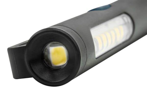 Ansmann PL130B, Käsitaskulamppu, Musta, Akryylinitriilibutadieenistyreeni, Muovi, Painikkeet, IP20, SMD LED musta