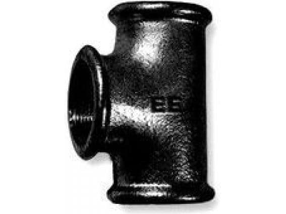 Zawiercie Foundry Tee musta B1 3/4 "x1" x3/4 "