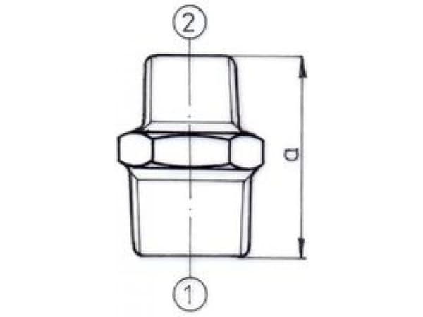 Odlewnia Zawiercie Reduksjonsnippel 11/2 "x11 / 4" svart Nr. 40 (5907791610812)