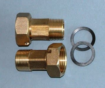 Onnline Vesimittarin ruuvit 1/2" DN15 2kpl RAC1/2