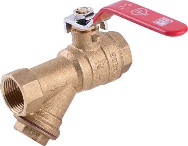 Perfexim Vannkuleventil WW DN20 med filter, tung type PHA-006 G3/4 (01-006-0200-000)