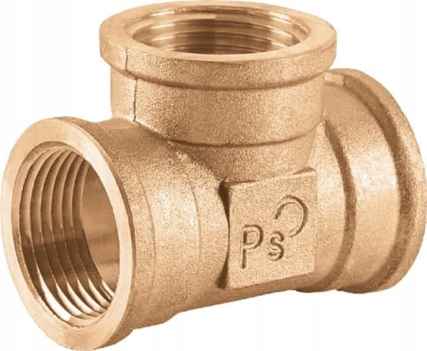 Perfexim 3/4" vahvistettu messinkinen tee PHA-312 G3/4 WW PN16 [20/100]