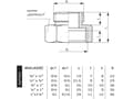 Miniatyrbilde 2 av 2: Perfexim Reduction brass extension GZ - external thread 3/4 x 1/2 "(07-211-2015-000)