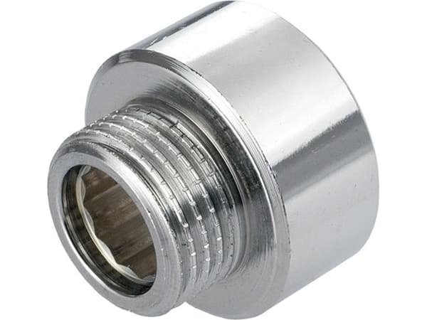 Perfexim Reduktionsförlängning mässing förkromad GZ / GW 1/2 x 3/4" (07-506-1520-000)