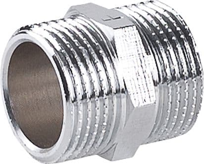 Perfexim Chrome plated brass nipple GZ 3/4 "(07-520-0200-000)