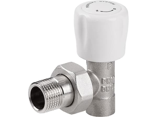 Perfexim 1/2" kulmallinen patteriventtiili juottamiseen PHA-032/L G1/2x15 (20-032-0100-200)