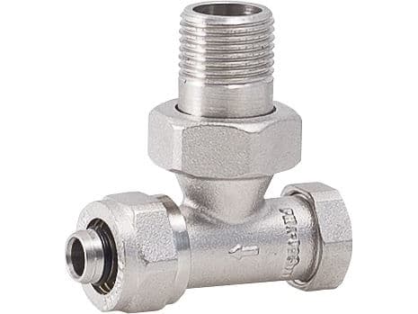 Perfexim 1/2" muotoiltu patterin sulkuventtiili PHA-033/PEX kiinnikkeillä (20-033-0101-003)