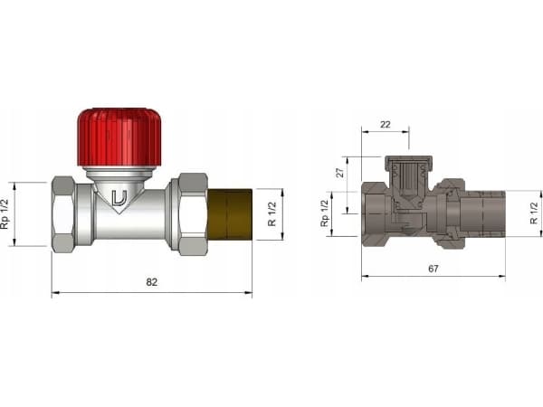 Varioterm Radiator Elegant, enkel, hvit