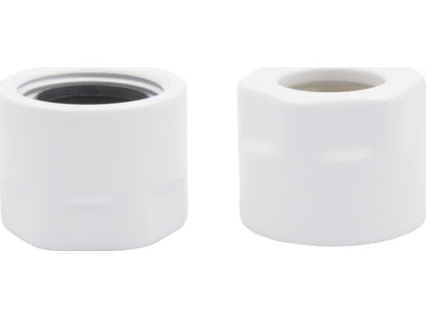 Varioterm Compression fitting 15/1 x M22/1.5 white bl. (for INTEGRA, VISION valves)