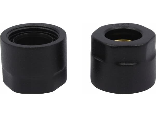 Varioterm Klämringskoppling 16/2 x M22/1,5 svart p.