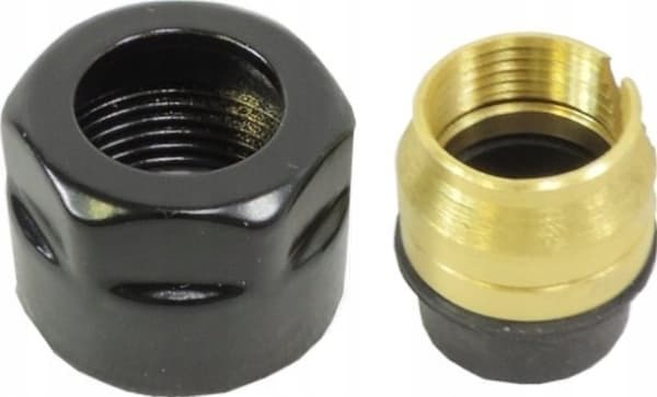 Varioterm Kytkentä/CU-puristusadapteri GW 3/4 x 15x1 Musta mattapintainen