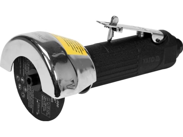 Yato YT-09715, Rettsliper, Sort, 1800 RPM, 7,5 cm, 127 l/min, 6.35 (1/4")