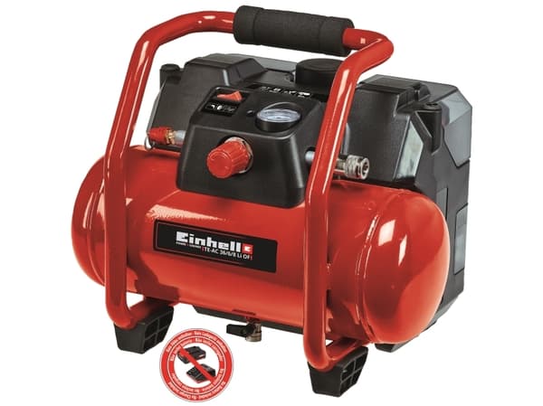 Einhell TE-AC 36/6/8 Li OF Set-Solo, 130 l/min, 8 stang, 9,7 kg - SOLO