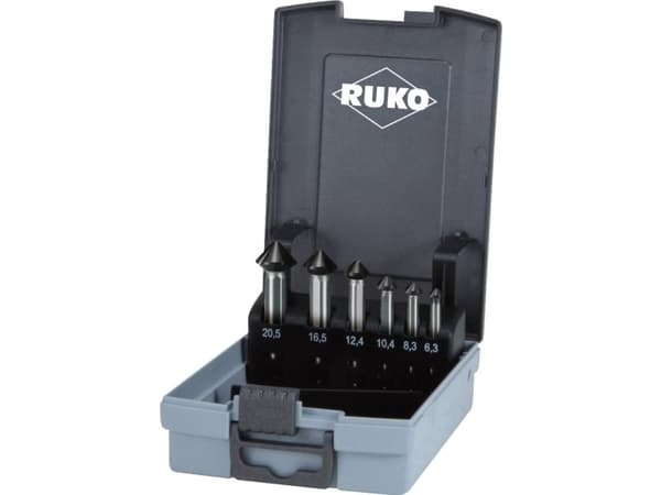 RUKO 102790EPRO Kondesågset 6 delar 6,3 mm, 8,3 mm, 10,4 mm, 12,4 mm, 16,5 mm, 20,5 mm HSS 1 set