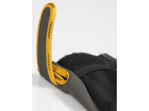 Ejendals TEGERA 9120, Arbetshandskar, Svart, Grå, Gul, Vuxen, Vuxen, Reptålig, Nylon, Polyester, Polyuretan