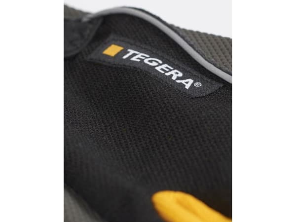 Ejendals TEGERA 9120, Arbetshandskar, Svart, Grå, Gul, Vuxen, Vuxen, Reptålig, Nylon, Polyester, Polyuretan