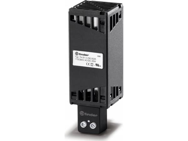 Finder 7H.51.0.230.0025 Varmeapparat 110 - 230 V 25 W (L x B x H) 125 x 41 x 41 mm 1 stk