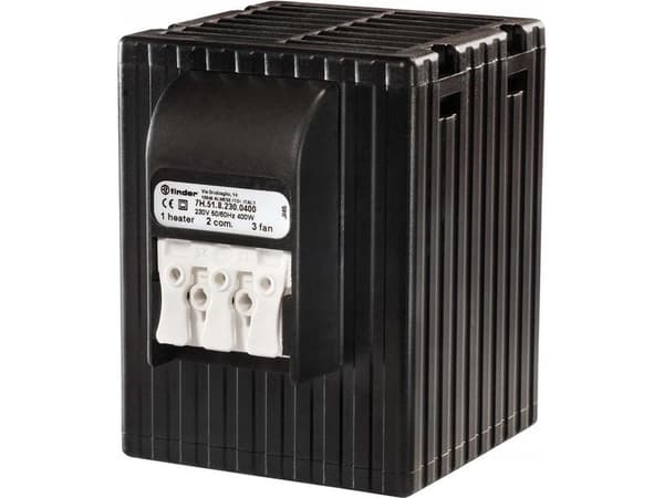 Finder 7H.51.8.230.0400 Varmeapparat 110 - 230 V 400 W (L x B x K) 93,1 x 88,2 x 98,7 mm 1 stk 1 stk