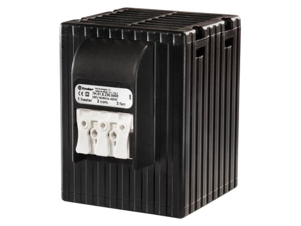 Finder 7H.51.8.230.0400 Varmeapparat 110 - 230 V 400 W (L x B x K) 93,1 x 88,2 x 98,7 mm 1 stk 1 stk