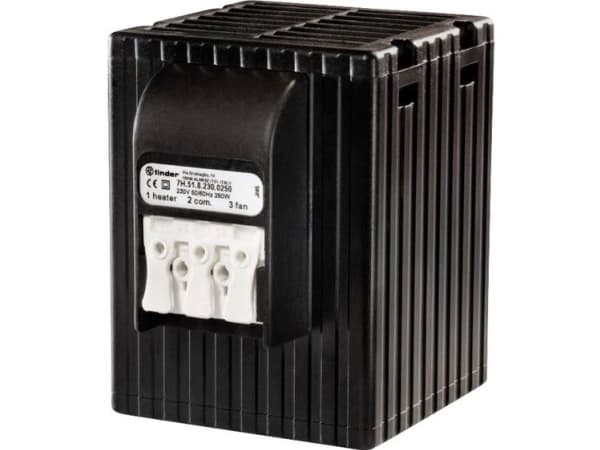 Finder 7H.51.8.230.0400 Varmeapparat 110 - 230 V 400 W (L x B x K) 93,1 x 88,2 x 98,7 mm 1 stk 1 stk