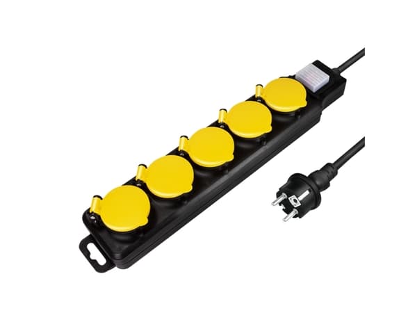 LogiLink LPS255, 1,5 m, Utomhus, Typ F, Type F (CEE 7/4), IP44, 1,5 mm ²