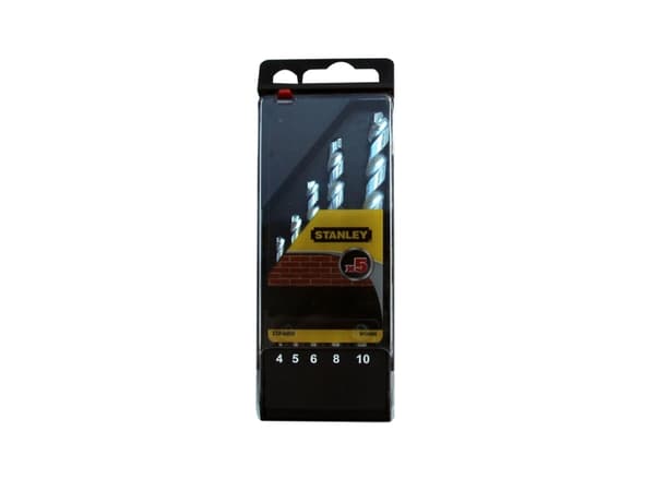 Stanley STA56035-QZ, Borr, Murverk, 4/5/6/8/10 mm, 5 styck