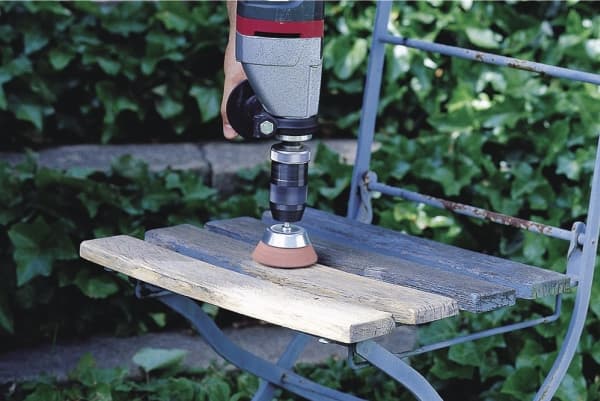 wolfcraft GmbH 4006885150607, Slipborste, Trä, 4500 RPM, Brun, Rund, 6,5 cm