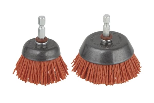 wolfcraft GmbH 4006885150607, Slipborste, Trä, 4500 RPM, Brun, Rund, 6,5 cm