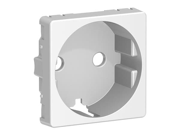 LAURITZ KNUDSEN LK FUGA® ljusgråt lock för enstaka schukouttag 1 modul.