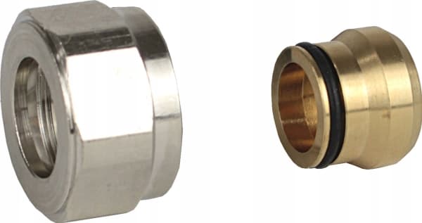 SCHLOSSER Compression fitting for copper, M22x1.5 x 15 mm, nickel-plated