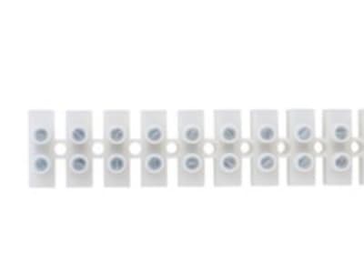 E-line terminalblock 12 poler - kronhylsor 2,5mm2 - neutral