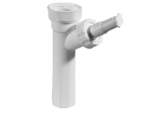 Purus vaskemaskinetilslutning - 1 1/4''xØ32, 1'' m/nippel, H 45/110 mm