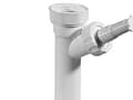 Miniatyrbilde 1 av 3: Purus vaskemaskinetilslutning - 1 1/4''xØ32, 1'' m/nippel, H 45/110 mm