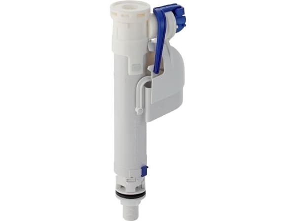 Geberit svømmeventil type 360, vandtilslutning nede, 1/2", nippel af kunststof