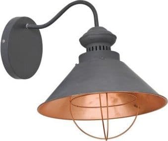 Seinävalaisin Nowodvorski Loft Taupe 1x60W (5054)