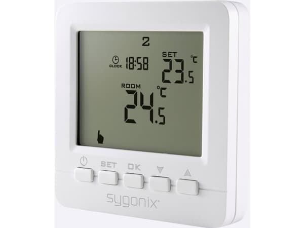 Sygonix Rumstermostat Inbyggd utomhus 5 till 35 °C