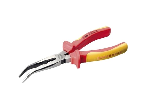 TOOLCRAFT TO-6796773 VDE Telefontang 40° bøjet Krom-vanadium stål 200 mm