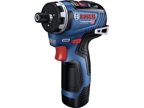 Bosch GSR 12V-35 Professional - Skrutrekker - trådløs - 2 hastigheter - 1/4" sekskantspor 10 mm - 35 N·m - 2 batterier - 12 V