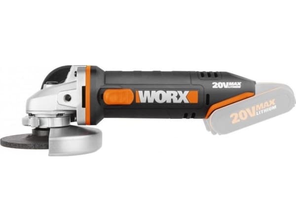 WORX WX800, 8600 RPM, 11,5 cm, Batteri, 1,54 kg, Børstet motor