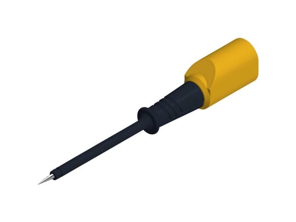 SKS Hirschmann PRUEF 2 S S S sondanslutning 4 mm svart 1 st