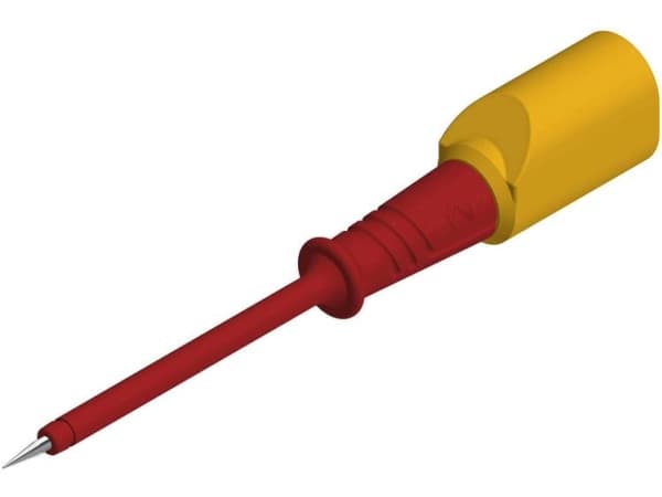 SKS Hirschmann PRUEF 2 S rt Probe Tilslutning 4 mm Rød 1 stk