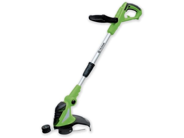 Fieldmann FZS 2505-E, Trådkutter, 1,4 mm, Nylontråd, D-sløyfet håndgrep, 10000 RPM, Sort, Grønn, Sølv