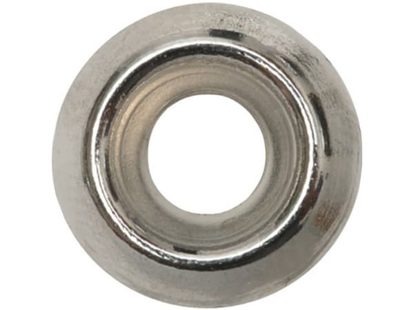 Ruusun aluslevyt Sisähalkaisija: 4,8 mm Messinki Nikkelöity 100 kpl SWG 455412525