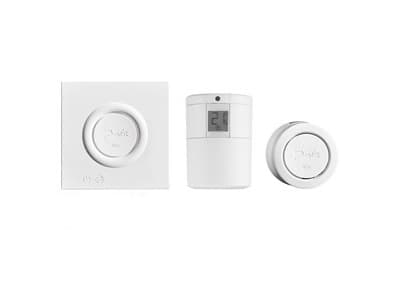 Danfoss Ally, 2400 MHz, 0 - 30 m, -10 - 55 °C, Amazon Alexa & Google Assistant, Langaton, Valkoinen