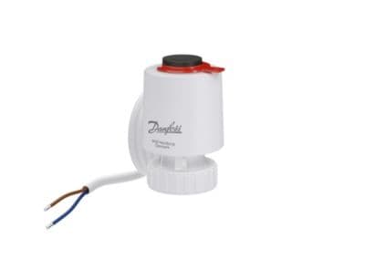 Danfoss TWA-Q 230V NC, 1.2m - TWA-Q, 230V, 5mm, Normaalisti suljettu NC-lämpömoottori, 1.2m kaapeli