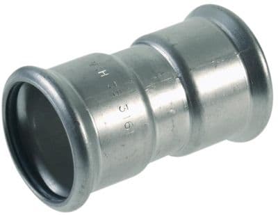 VSH 76,1 mm muffe - M-bakke XPress rustfri press