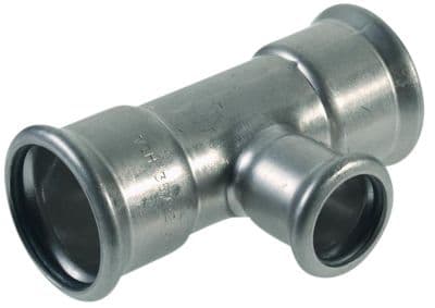 VSH T-stk. 76,1-35-76,1 mm - M-bakke XPress rustfri press