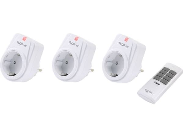 Sygonix RSL pistorasiasarja Välipistoke Kytkentäkapasiteetti (max.) 1000 W Kantama max. (vapaassa kentässä) 30 m (SY-4532434)